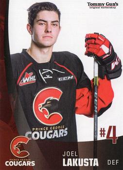 2017-18 Tommy Gun's Prince George Cougars (WHL) #4 Joel Lakusta Front