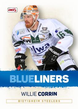 2018-19 Playercards (DEL2) - Blueliners #DEL2-BL02 Willie Corrin Front