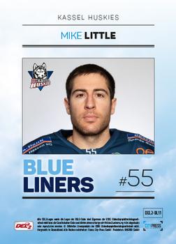 2018-19 Playercards (DEL2) - Blueliners #DEL2-BL11 Mike Little Back