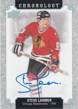 2018-19 Upper Deck Chronology - Franchise History Autographs #FH-CH-SL Steve Larmer Front