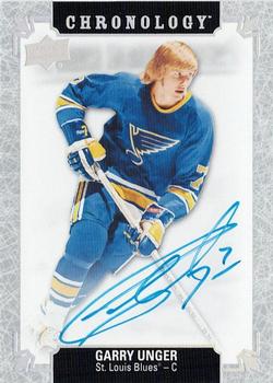 2018-19 Upper Deck Chronology - Franchise History Autographs #FH-ST-GU Garry Unger Front