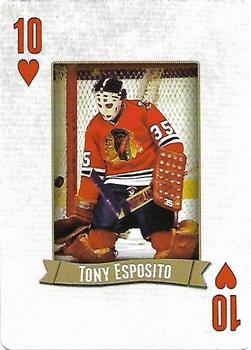 2014 Frameworth Hockey Legends Playing Cards #10♥ Tony Esposito Front