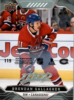 2019-20 Upper Deck MVP - Puzzle Backs #119 Brendan Gallagher Front