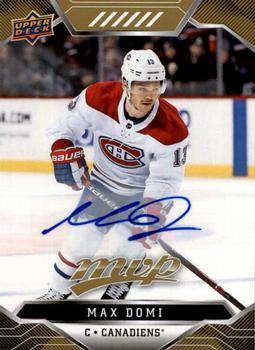 2019-20 Upper Deck MVP - Autographs #219 Max Domi Front