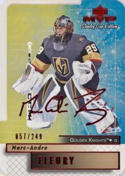 2019-20 Upper Deck MVP - Stanley Cup Edition 20th Anniversary Colors & Contours #31 Marc-Andre Fleury Front
