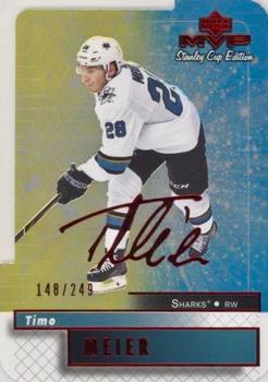 2019-20 Upper Deck MVP - Stanley Cup Edition 20th Anniversary Colors & Contours #73 Timo Meier Front