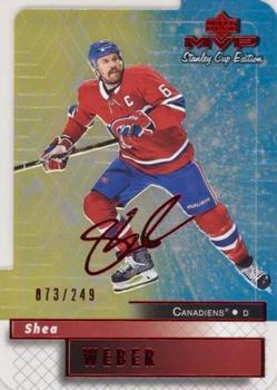 2019-20 Upper Deck MVP - Stanley Cup Edition 20th Anniversary Colors & Contours #77 Shea Weber Front