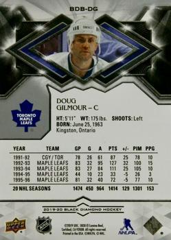 2019-20 Upper Deck Black Diamond #BDB-DG Doug Gilmour Back