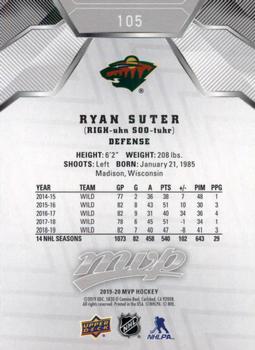 2019-20 Upper Deck MVP - Silver Script #105 Ryan Suter Back