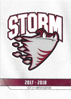 2017-18 Guelph Storm (OHL) Series 1 #NNO Checklist Front