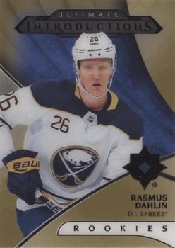2018-19 Upper Deck Ultimate Collection - Ultimate Introductions Autographs #UI-44 Rasmus Dahlin Front