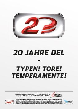 2013-14 Playercards Premium Serie Update (DEL) - 20 Jahre DEL #NNO Hans Zach Back