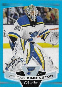 2019-20 O-Pee-Chee - Blue Border #43 Jordan Binnington Front