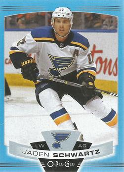 2019-20 O-Pee-Chee - Blue Border #52 Jaden Schwartz Front