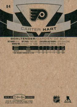 2019-20 O-Pee-Chee - Blue Border #64 Carter Hart Back