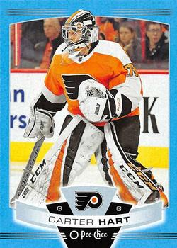 2019-20 O-Pee-Chee - Blue Border #64 Carter Hart Front