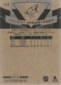 2019-20 O-Pee-Chee - Blue Border #313 Vincent Hinostroza Back