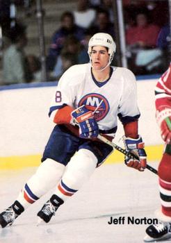 1987-88 New York Islanders Police #3 Jeff Norton Front