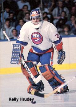 1987-88 New York Islanders Police #4 Kelly Hrudey Front