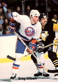 1987-88 New York Islanders Police #8 Greg Gilbert Front