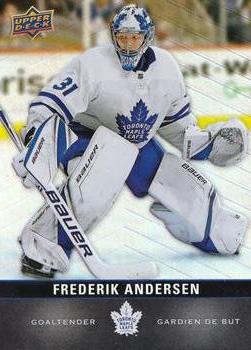 2019-20 Upper Deck Tim Hortons #75 Frederik Andersen Front