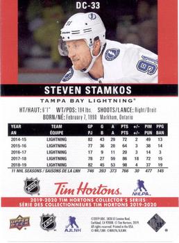 2019-20 Upper Deck Tim Hortons - Red Die Cut #DC-33 Steven Stamkos Back