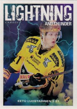 2019-20 Cardset Finland Series 1 - Lightning and Thunder #6 Eetu Luostarinen Front