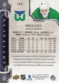 2019-20 Upper Deck Artifacts - Copper #149 Mike Liut Back