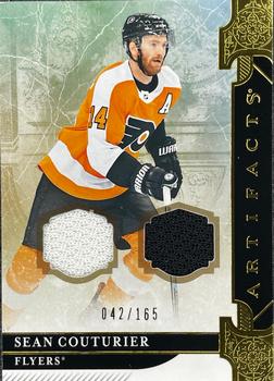 2019-20 Upper Deck Artifacts - Materials Gold #67 Sean Couturier Front