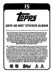2019-20 Topps NHL Sticker Collection #15 Ryan Getzlaf Back