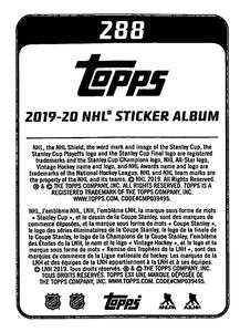 2019-20 Topps NHL Sticker Collection #288 Pekka Rinne Back