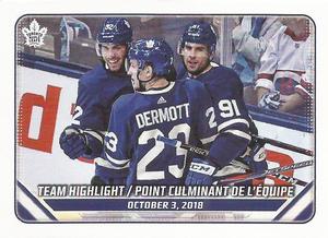 2019-20 Topps NHL Sticker Collection #444 2018/19 Team Highlight Front