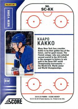 2019-20 Score - Red Line #SC-KK Kaapo Kakko Back