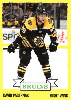 2019-20 Topps Now NHL Stickers - Chase Inserts #C-6 David Pastrnak Front