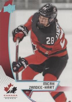 2019 Upper Deck Team Canada Juniors - Blue #59 Micah Zandee-Hart Front