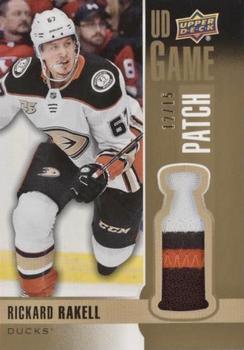 2019-20 Upper Deck - UD Game Patch #GJ-RR Rickard Rakell Front