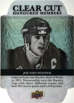 2019-20 Upper Deck - Clear Cut Honoured Members #HOF-87 Joe Nieuwendyk Front