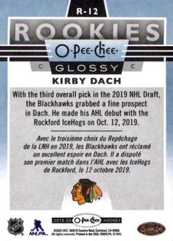 2019-20 Upper Deck - 2019-20 O-Pee-Chee Glossy Rookies #R-12 Kirby Dach Back