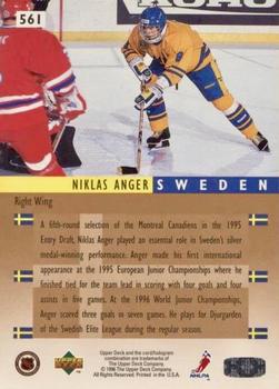 2019-20 Upper Deck - 30th Anniversary Buybacks #561 Niklas Anger Back