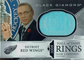 2019-20 Upper Deck Black Diamond - Hall of Fame Rings #HR-IL Igor Larionov Front