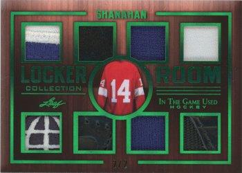 2019-20 Leaf In The Game Used - Locker Room Collection - Green Spectrum Foil #LRC-03 Brendan Shanahan Front
