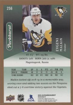 2019-20 Parkhurst - e-Pack Bronze #256 Evgeni Malkin Back