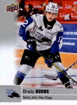 2019-20 Upper Deck CHL #234 Brady Burns Front