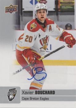 2019-20 Upper Deck CHL - Autographs #36 Xavier Bouchard Front