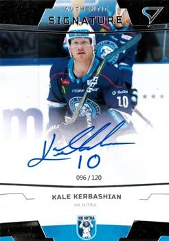 2019-20 SportZoo Tipsport Liga - Autograph #A06 Kale Kerbashian Front