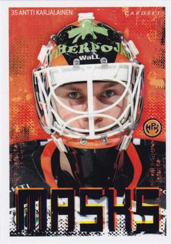 2019-20 Cardset Finland Series 2 - Masks SN999 #2 Antti Karjalainen Front