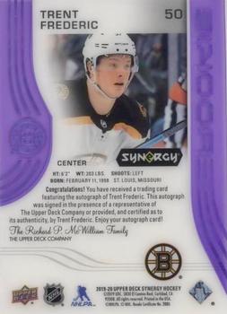 2019-20 Upper Deck Synergy - Purple #50 Trent Frederic Back