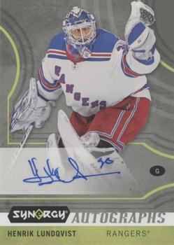 2019-20 Upper Deck Synergy - Autographs #A-HL Henrik Lundqvist Front