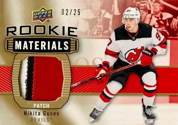 2019-20 Upper Deck - Rookie Materials Patch #RM-NG Nikita Gusev Front