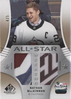 2019-20 SP Game Used - 2019 NHL All-Star Weekend Banner/Patch #AW-NM Nathan MacKinnon Front